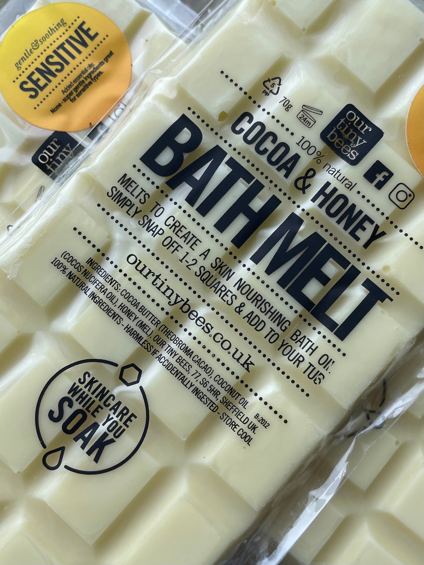 'Our Tiny Bees' Bath Melt - Sensitive