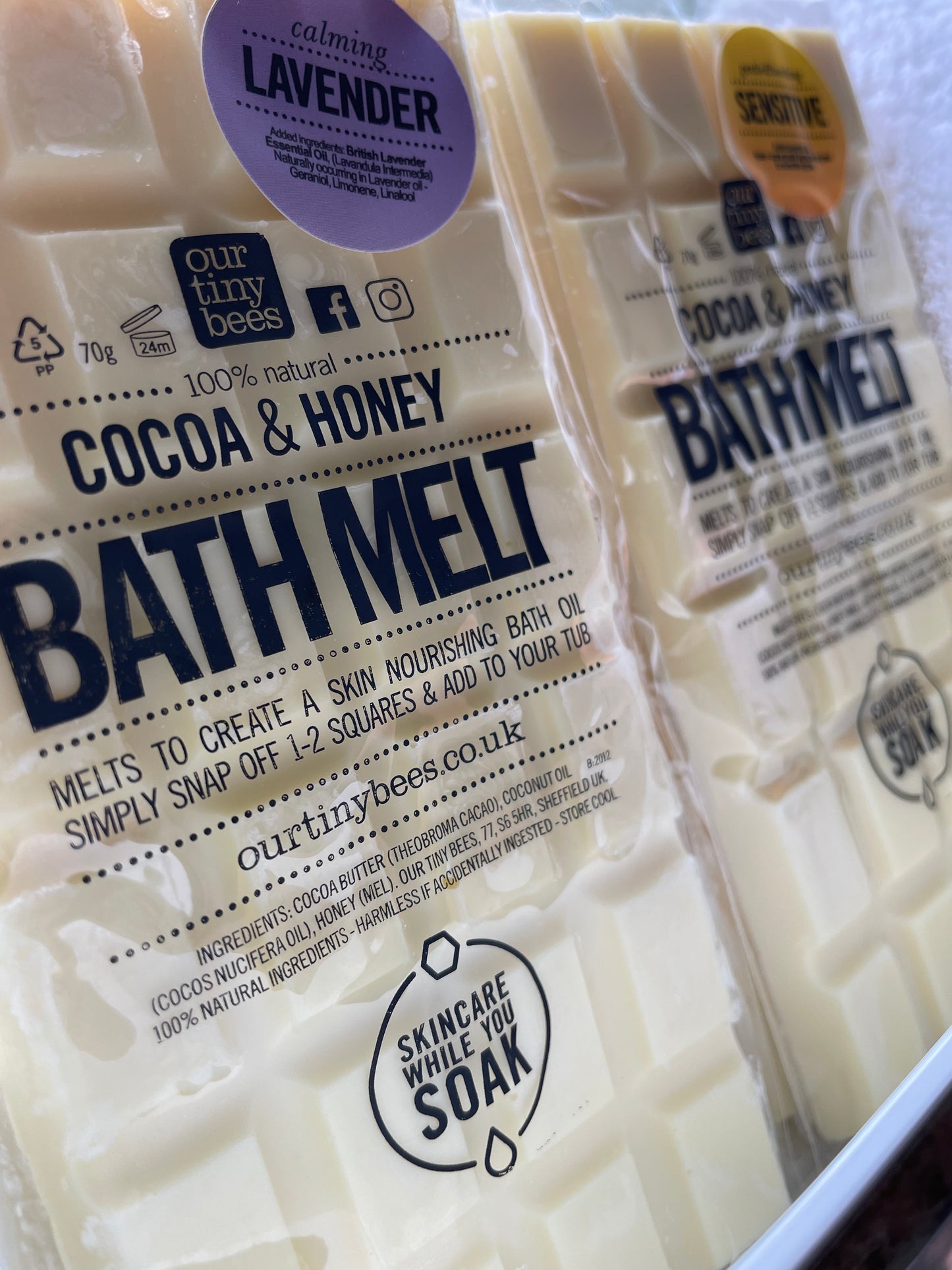 'Our Tiny Bees' Bath Melt - Lavender